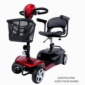 EZYGO X20C: LTA Approved Ultra-Compact Foldable Mobility Scooter | 4-Wheel Stability PMA